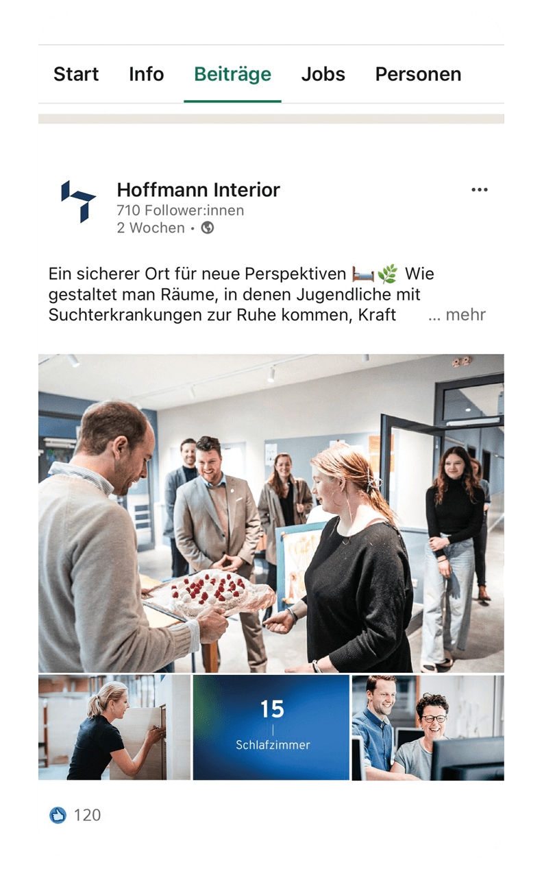 Hoffmann Interior – Miteinander – Folge uns auf Social Media
