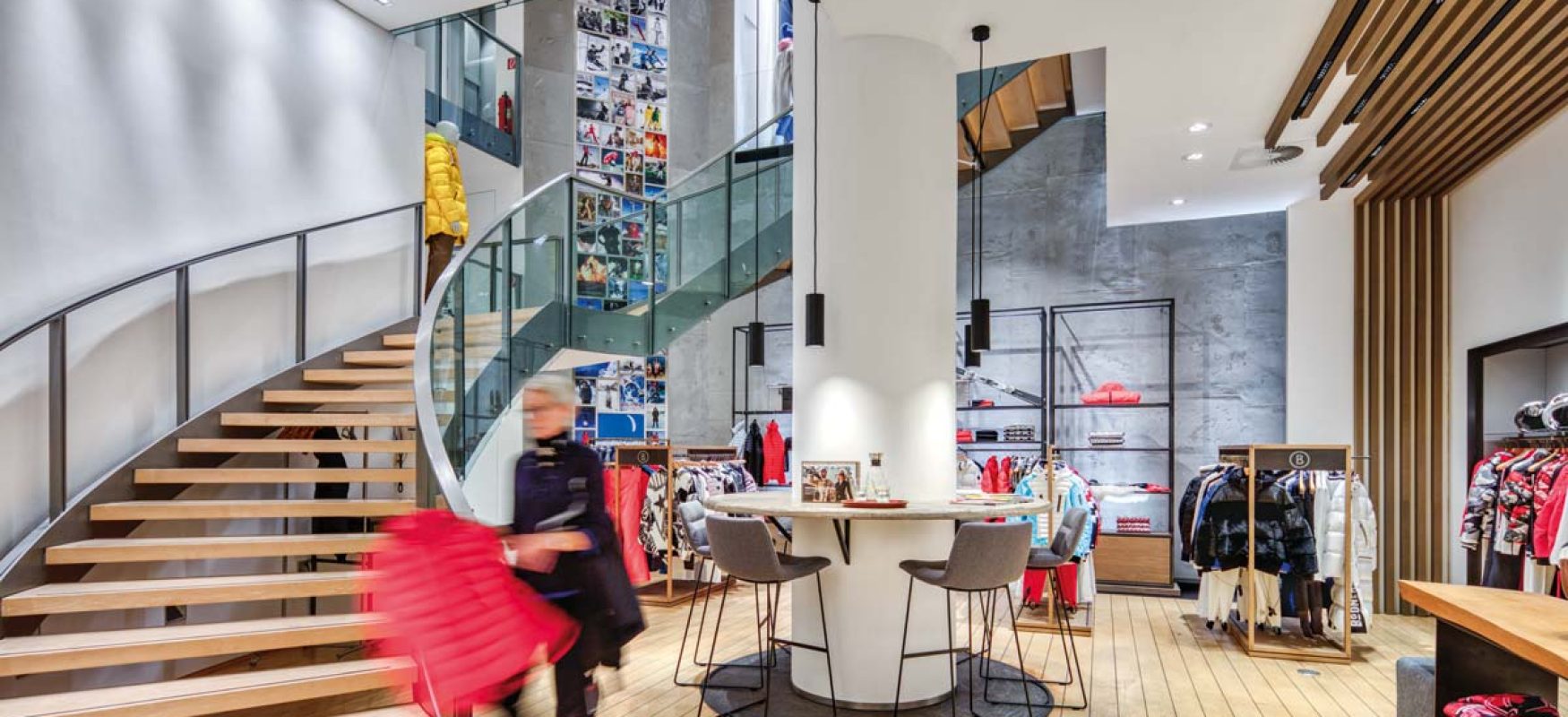 Willy BOGNER – Internationaler Auftritt mit Industrial Alpine Style – Hoffmann Interior